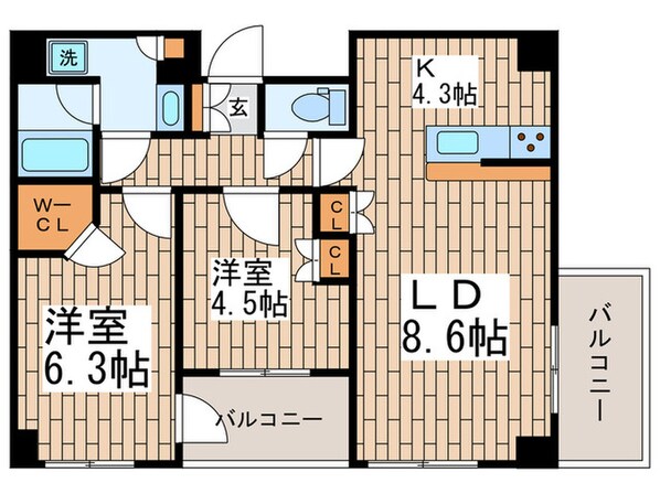 ＣＩＴＹ　ＳＰＩＲＥ池上の物件間取画像